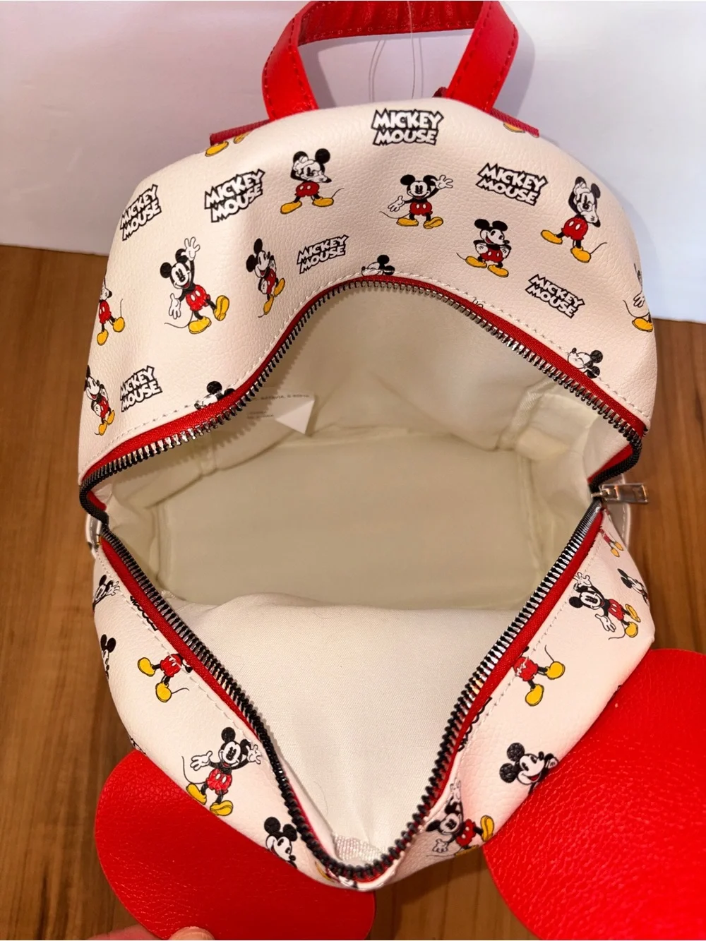 Disney Mini Backpack and Wallet Set - Mickey Mouse Print NWT